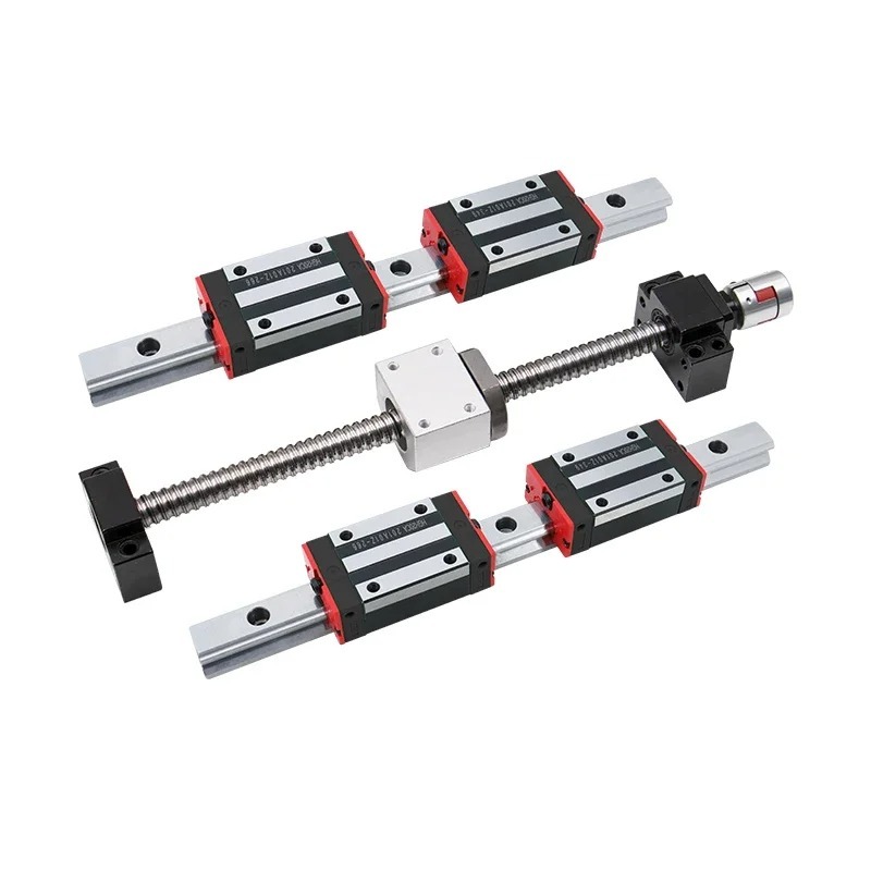 Hgr20 Linear Guide Rail Ballscrew Set - Linearschienen Linearführungen 2 Stück HGR20-400/700/1000mm+12 HGR20CA