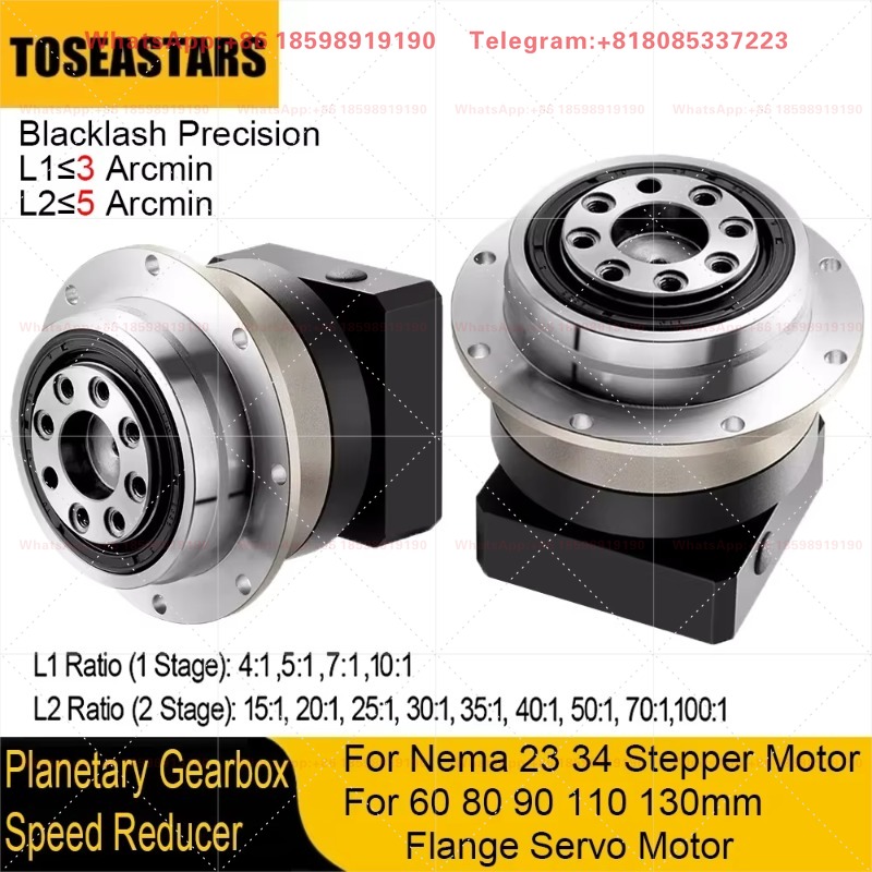 Planetary Gearbox Reducer Nema 23 34 - Hochpräzises Schneckengetriebe mit Rundausgang für Nema