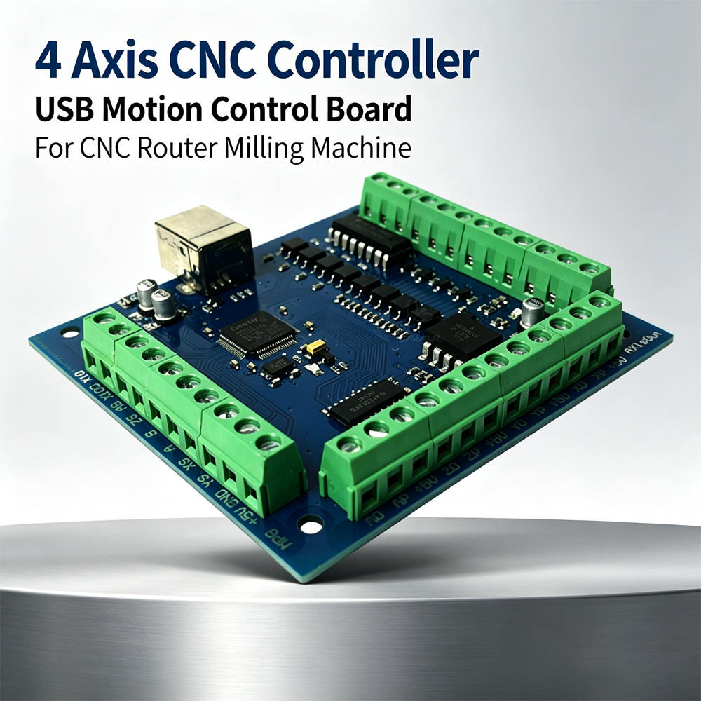 CNC Motion MACH3 4-Achsen-Steu – Mach3 Usb Cnc Controller 4 Axis 100Khz Bewertung und Preis