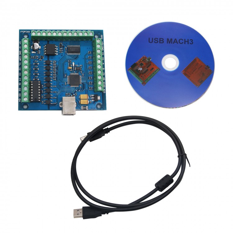 MACH3 4-Achsen-USB-CNC-Steueru – Mach3 Usb Cnc Controller 4 Axis 100Khz Bewertung und Preis